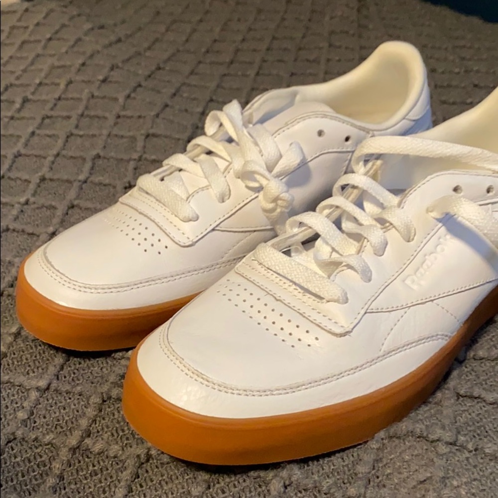 White Reebok sneakers